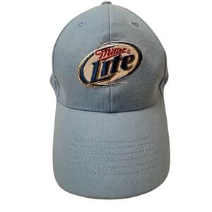 Miller Lite Blue Baseball Cap Unisex Adjustable Strapback Hat